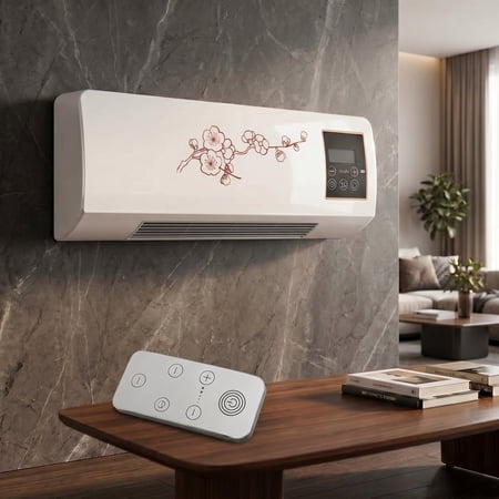 Wall Mount Air Conditioner on Clearance, Combined Cooling and Heating 5000 BTU AC Unit, Energy-saving Air Conditioner for Home Bedroom Office
