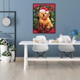 thumbnail image 4 of Cuadros Decorativos DIY hogar 5D diamante pintura completo redondo taladro Navidad perro ornamento imagen Kit DQrwqpou Nuevos Originales, 4 of 9