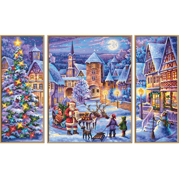 Schipper White Christmas PaintbyNumber Kit