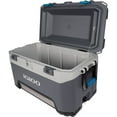 Igloo BMX Spacious 72 Quart Durable Cooler w/ Insulated Lid & Handles, Gray