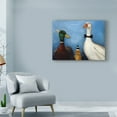 thumbnail image 3 of Trademark Fine Art 'Duck Duck Goose' Canvas Art by Leah Saulnier, 3 of 3