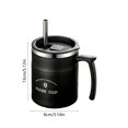 thumbnail image 4 of Qnjujn Stainless Steel Travel Mug, 16oz Insulated Coffee Mug with Lid, Double Wall Vacuum Tumbler, Leak Proof Thermal Tumbler, for Hot Cold Beverages, Car Cup Holder Friendly, 4 of 5