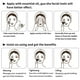 thumbnail image 5 of Herramientas faciales Gua Sha FUIYOOCEN, obsidiana natural, piedra guasha, 5 of 7