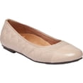 thumbnail image 1 of Women's Vionic Desiree Ballet Flat Nude Nappa Leather/Patent PU 9 M, 1 of 4