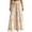 1-Beige, variant on Arlun Womens Wide Leg Pants 2026 Summer Floral Print Elastic High Waist Palazzo Pants Boho Style Splicing Pleated Loose Lightweight Flowy Travel Vacation Trousers for Daily Wear 1-White XL