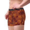 thumbnail image 3 of KLL fall Maple Men's Cotton Boxer Briefs Underwear-Medium, 3 of 7