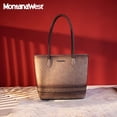 thumbnail image 2 of Bolso Montana West de piel vegana tejida para mujer MWC-090CLBR, 2 of 6