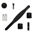 thumbnail image 1 of Guardurnaity Entrenador de abdominales eléctrico de PVC de cuero reemplazo Digital recargable 18 engranajes estimuladores musculares ajustables suministros Suministros para bajar de peso Guardurnaity CE015875-01, 1 of 6