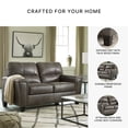 thumbnail image 5 of Signature Design by Ashley Navi Loveseat in Smoke, 5 of 13