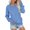 6# Blue, variant on Huankd V Neck Sweatshirt Women with Pockets Casual Plain Comfort Hoodless Hoodies Cozy Fleece Pullover Sweatshirts No Hood Yellow L