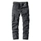 thumbnail image 2 of Pantalones tipo mono de poliéster y algodón para hombre - Cintura elástica - Liso - Diario/Trabajo - Todas las estaciones - Talla S-XXXL, 2 of 4