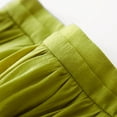 thumbnail image 6 of Women's Linen Long Skirt Summer Elasticized High Waist Bohemian Long Skirt Vintage Elasticized High Waist Pleated A-Line Flared Halter Skirt Ndbuld Rollbacks,Yellow,M, 6 of 6