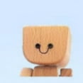 thumbnail image 5 of FYHALE Shaking Wooden Man Figurine for Car Dashboard Decorations, Handmade Little Wooden Figure That Sways, 12 Magnetic Expressions, Shaking Feet Wooden Doll for Car（A）, 5 of 5