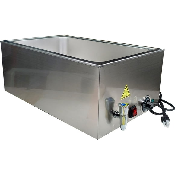 Generic - Food Warmer with Valve - 1200W - Single Piece - Keep Food Hot & Fresh (1ct)