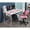 Pink, variant on JJS Small Computer Desk Simple Style Writing Desk for Small Spaces 40 Inch Home Office Modern Student Study Laptop Writing Table with Storage Bag USB Hub, White/Blue