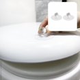 thumbnail image 1 of 2 Pcs Poignée de Cabinet Compacte Murale Acrylique Pratique Sans Perçage pour Armoire, 1 of 8