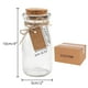 thumbnail image 3 of Frascos de vidrio CUCUMI, 12 unidades, 100 ml, con tapas de corcho para regalos de fiesta, 3 of 7