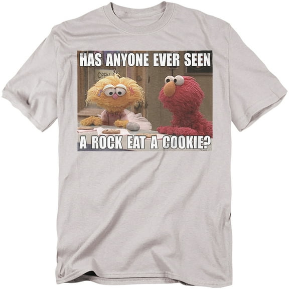 Sesame Street T-Shirt Rock Eat A Cookie Unisex Graphic Tee For Men & Women