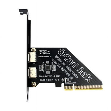 SFF 8611 & 8612 Adapter Card PCie 4.0 X8 to Oculink Support Convert SFF-8639 U.2 SSD 2-Port Expansion New