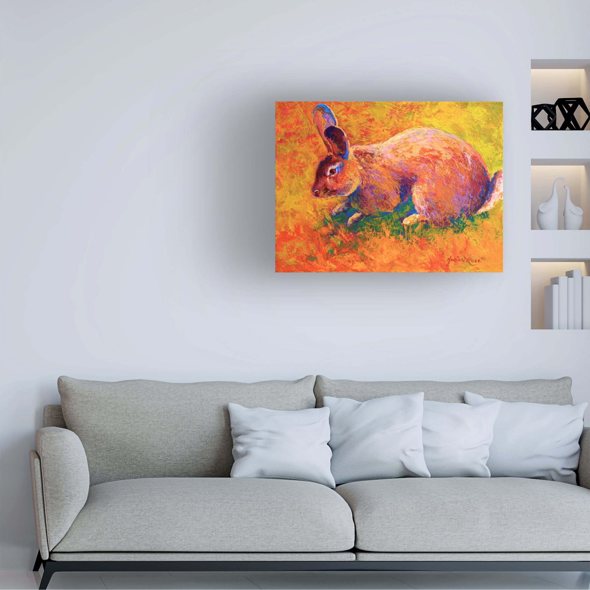 Marion Rose 'Rabbit 1' Canvas Art