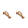 thumbnail image 1 of Kenally Parachoques delantero RC, accesorios de aleación de aluminio para coche, reemplazo de componentes remotos multipropósito para el modelo 1001 Oro 2piezas Kenally CBP266348, 1 of 6
