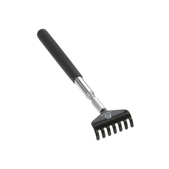 Retractable Back Scratching Massager, Portable Retractable Stainless Steel Mini Back Scratching Massager,Black