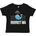 thumbnail image 3 of Inktastic Everett Washington Whale Watching Boys or Girls Toddler T-Shirt, 3 of 5