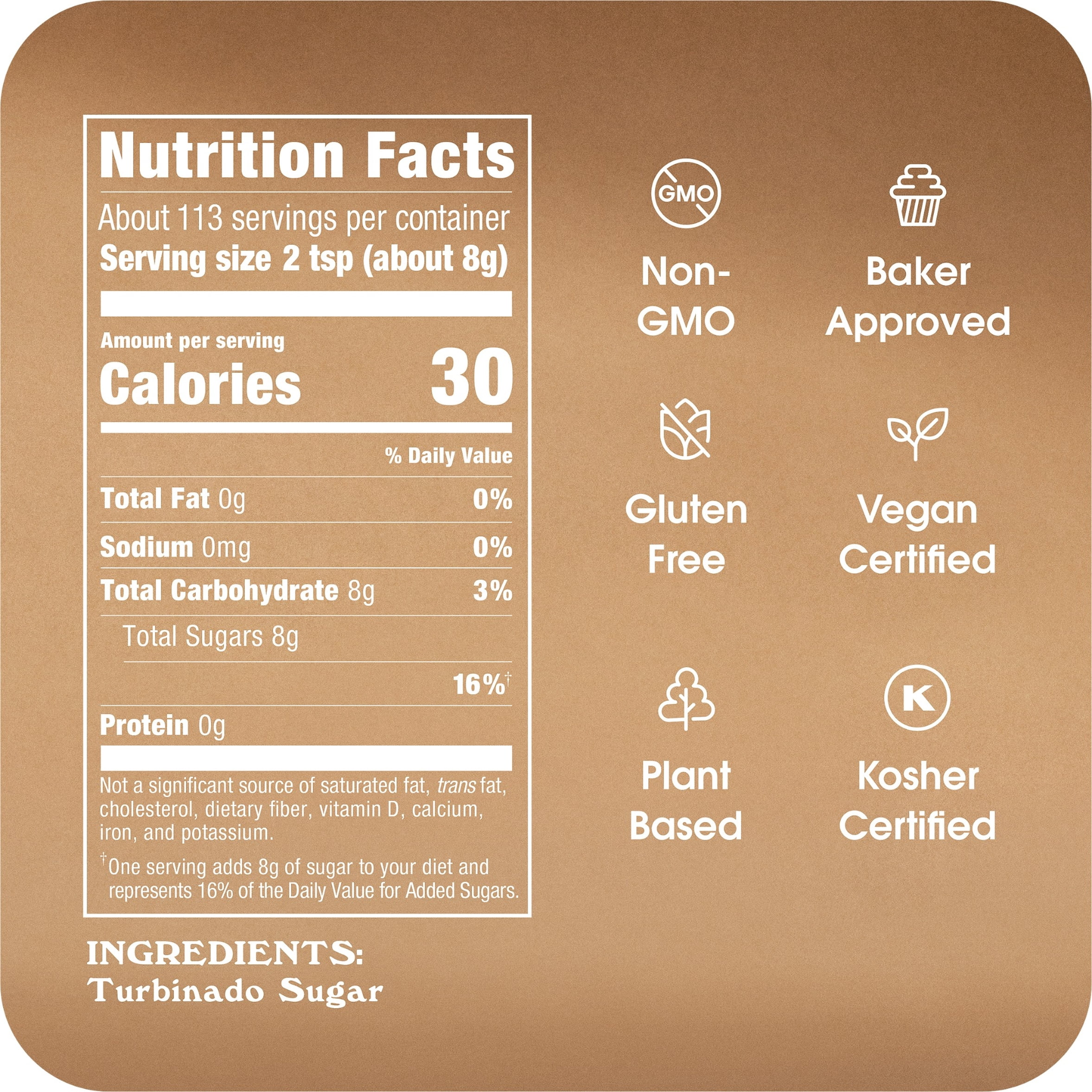 Sugar In The Raw Turbinado Cane Sugar 32oz