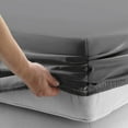 thumbnail image 4 of IR Imperial Rooms 2 Twin Fitted Bed Sheet Deep Pocket Extra Soft Brushed 1800 Series Grey Twin, 4 of 8
