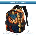 thumbnail image 2 of Owl Adjustable Shoulder Strap Backpack - Large Capacity, Printed Design, Lightweight - Business Backpack Men, Mini Backpack Toy, Mini Backpack, 2 of 6