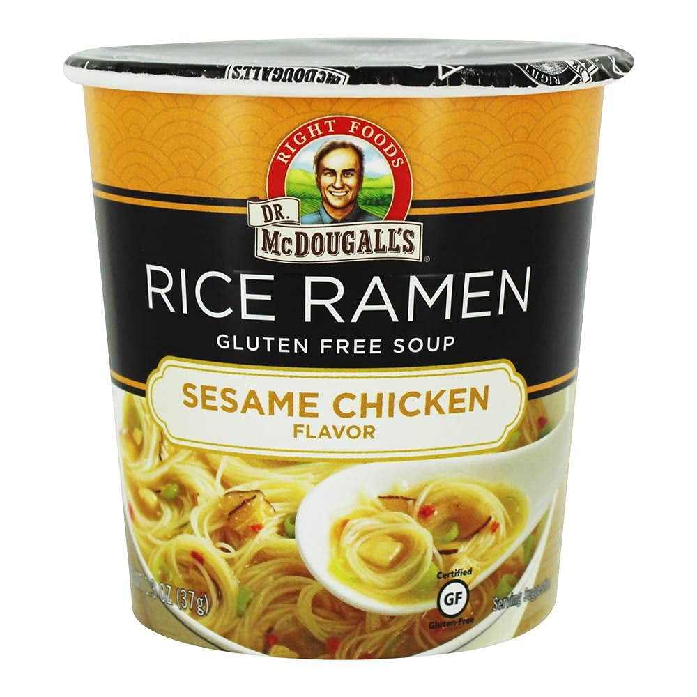 Dr. McDougall's Rice Noodle Gluten Free Soup Sesame Chicken 1.3 oz