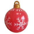 thumbnail image 1 of Christmas Inflatable Balloon PVC Xmas Ball Waterproof Ornament Large Size, 1 of 7