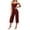 *Wine, variant on VBVC Women's 2 Piece Spaghetti Strap Yoga Set , Tank Top and Capri For Women , Ladies' Summer Wide Leg Lounge Outfit, *Army Green , Large