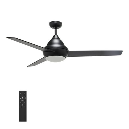 

52in 3 Blade Indoor Ceiling Fan with Remote for Kitchen Bedroom Living Room