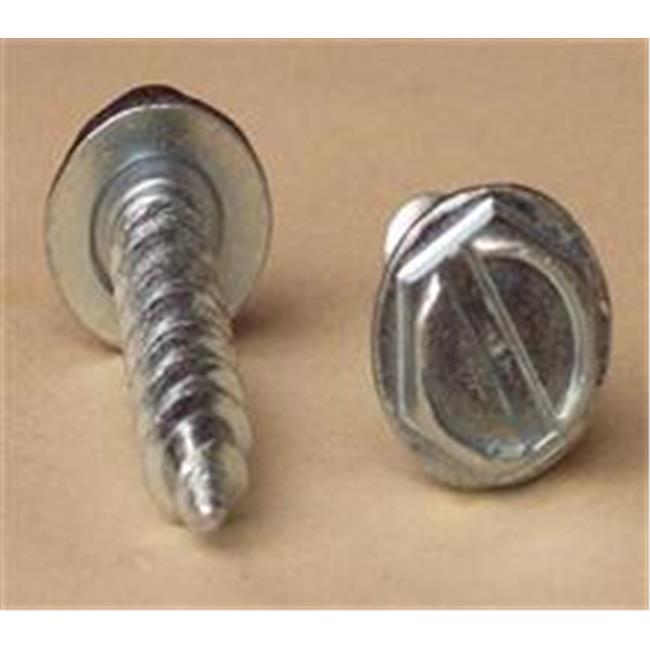 Sheet Metal Screws Hex Washer Head 10 X 11/2in. 100Pk.