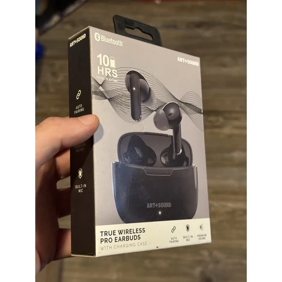 RHEA- Wireless Bluetooth Earbuds With Charging Case (Brand New)