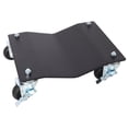 thumbnail image 2 of 2PACK 2500lbs Capacity Professional Steel Vehicle Dollies,Heavy Duty Wheel Dolly,Car Dolly,Steel Tire Skates with Brakes,Black, 2 of 9
