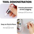 thumbnail image 4 of Kit de pedrería para manualidades Worthofbest de 33.000 piezas, gemas arcoíris de 3 mm, 4 of 6