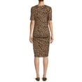 thumbnail image 3 of Time and Tru Women’s Maternity Ruched Dress, 3 of 6