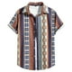 thumbnail image 1 of Camisas Hombre Camisas de un solo pecho de primavera y verano para hombre, camisa informal de manga corta con solapa para playa y vacaciones al libre (Red, M), 1 of 7