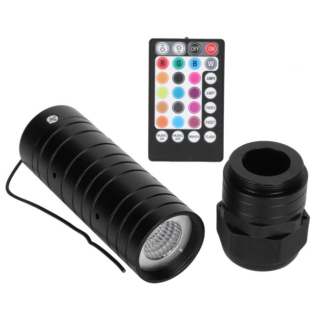 Accesorio De Luz De Fibra óptica, Fuente De Lámpara De Fibra óptica De Iluminación RGB De aleación De Aluminio De 12 V 6 W, Para Conciertos, Decoración De Automóviles,