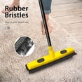 thumbnail image 3 of JEHONN Rubber Broom with Squeegee for Pet Hair Remover (Yellow), 3 of 6