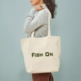 thumbnail image 3 of CafePress - Fish On (2) Tote Bag - Unisex Canvas Tote Bag, Beige, 1-Piece, 3 of 7