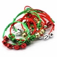 thumbnail image 4 of Collar con campana de Navidad, pulsera, colgante de decoración navideña para el hogar, collar con campana de cruz para niños, 50 piezas, 4 of 5