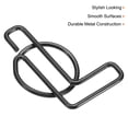 thumbnail image 4 of Unique Bargains Paper Clip Coated Letter L Shape Alphabet Clips Bookmarks, Black, 100 Count, 4 of 6