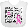 thumbnail image 3 of Inktastic Breast Cancer- Together We Will Win Boys or Girls Baby Bib, 3 of 4