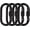Black(4Pack), variant on Heavy Duty Locking Climbing Carabiner Clip CE Rated 25 kN 5600 LB Rugged Terrain Approved Industrial Strength Twist Lock Carabiners Clips for Rigging, Ropes, Hammocks, Camping