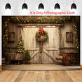 thumbnail image 3 of ckepdyeh 210cmx150cm Fondo de Navidad Tela Decoración de Puerta de Navidad Estudio Fotográfico Fondos de Fotografía para Niños, H, 3 of 8
