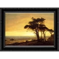 thumbnail image 1 of California Coast 24x19 Black Ornate Wood Framed Canvas Art by Bierstadt, Albert, 1 of 2