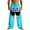 Sky Blue, variant on BUWTTED Men's Casual Pants Elastic Wasit Relaxed Fit Funny Emoction Print Graphic Comfortable Straight Leg Leisure Lounge Black Pants L